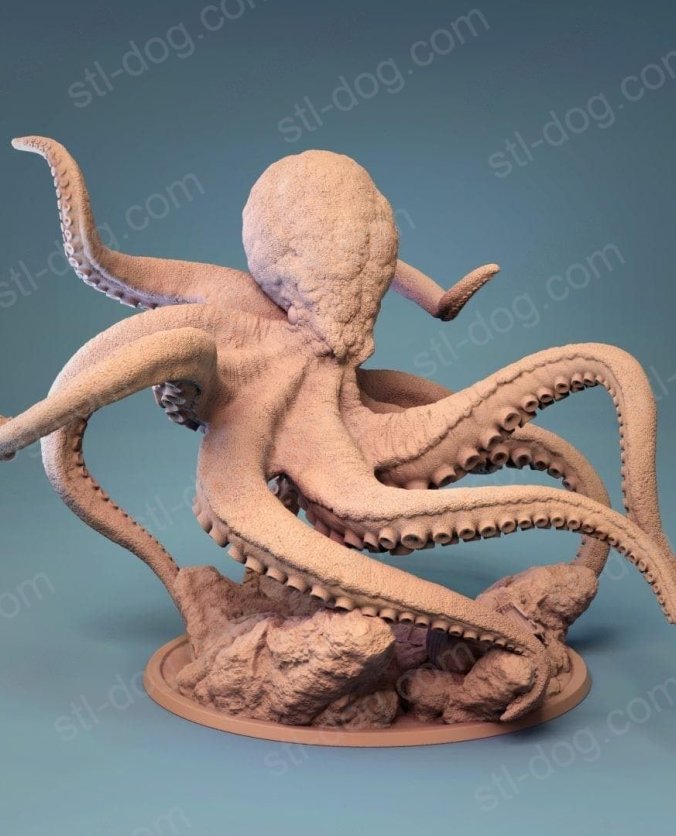 海怪 章鱼(Kraken) 3D打印图纸
